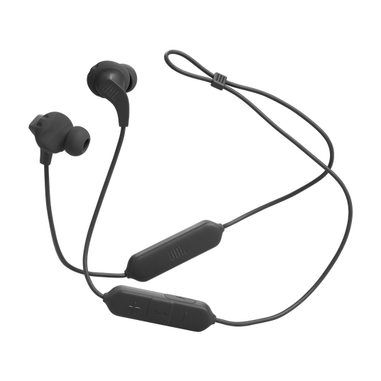 JBL Endurance Run 2 Wireless - Black - Waterproof Wireless In-Ear Sport Headphones - Detailshot 5